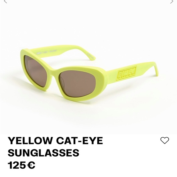 Yellow Cat Eye Sunglasses by Bimba y Lola - Picture 6 of 6